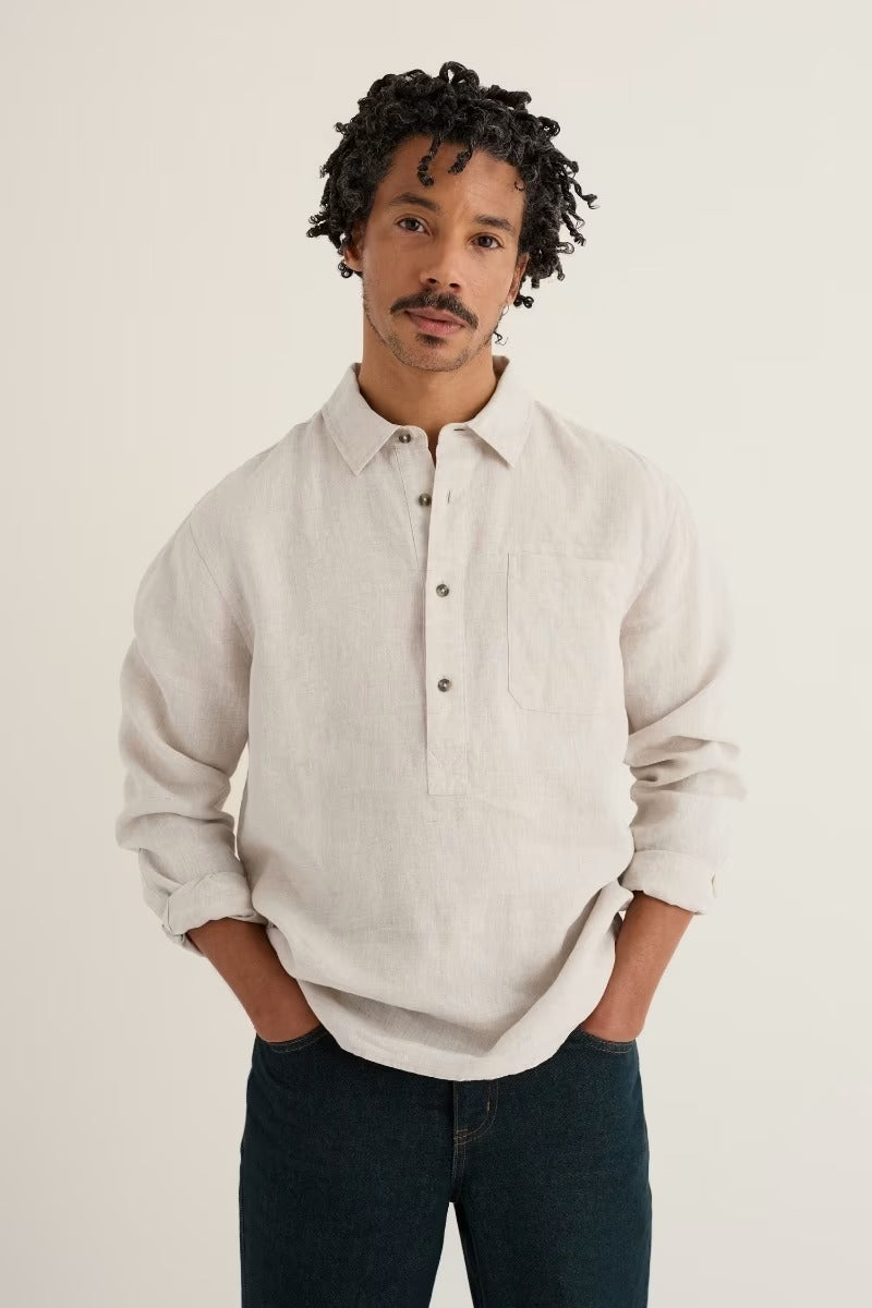 Men's Artist's Linen Shirt