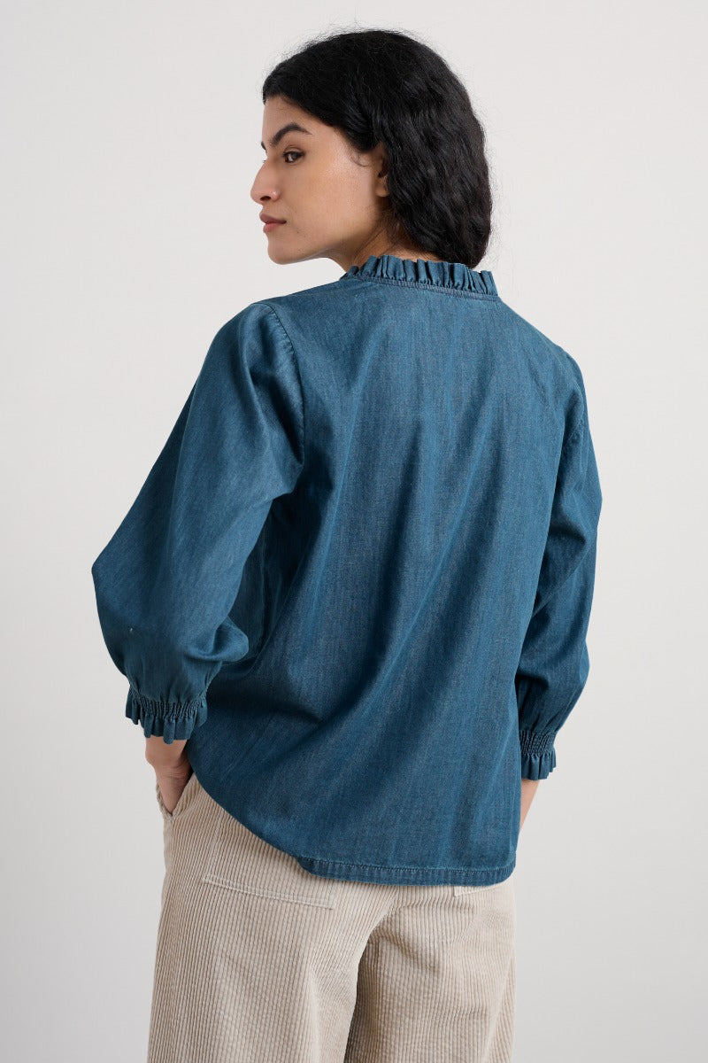 Feather Star Chambray Top