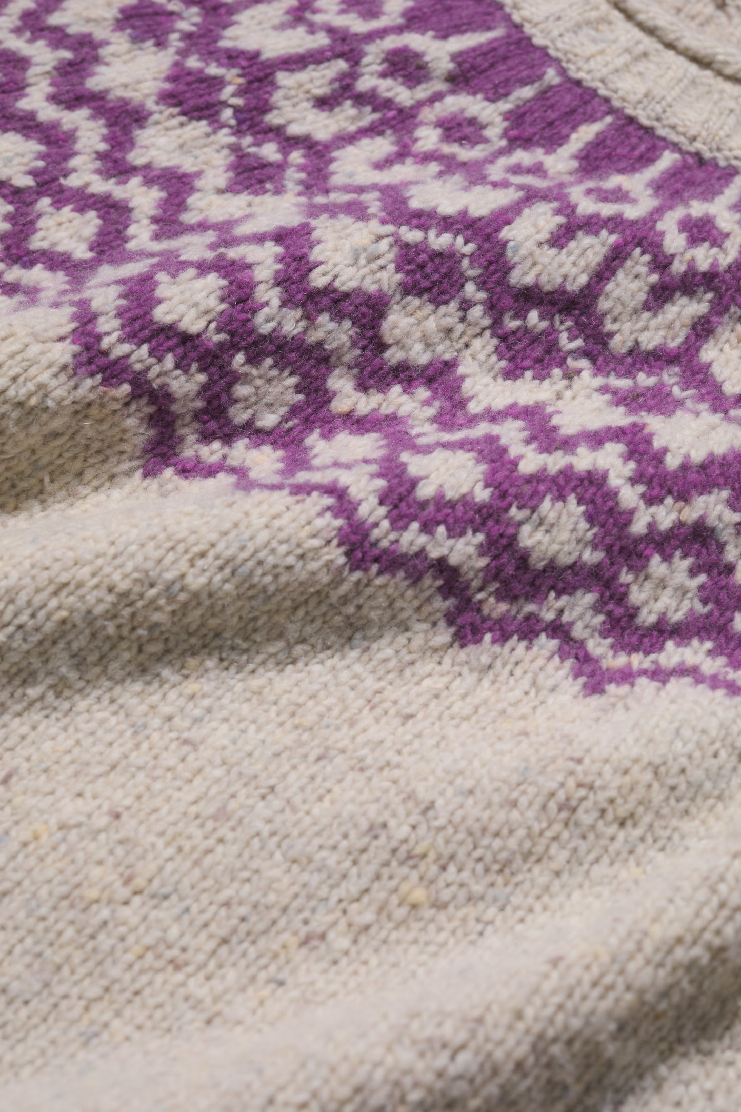 Port Kinnis Fair Isle Jumper With Merino