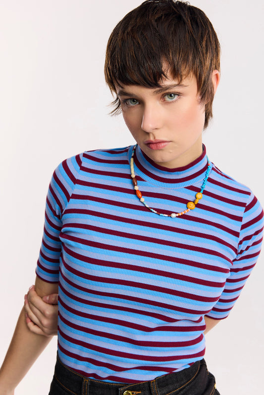Traveller Waffle Stripe Tee