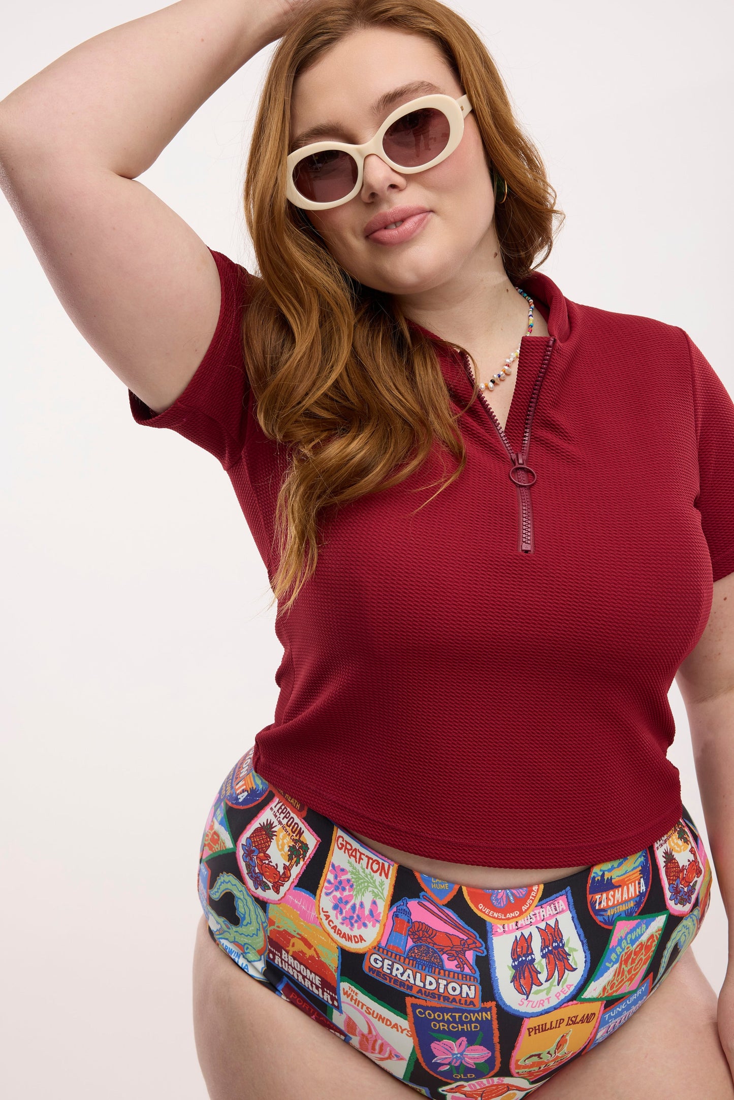 Destination Textured Short Sleeve Rashie